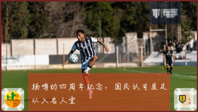 杨鸣的四周年纪念，国民认可度足以入名人堂